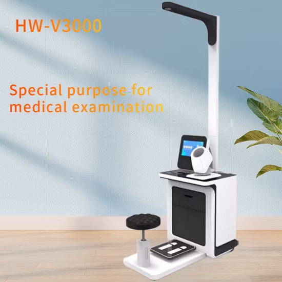 Kiosque d'examen physique de machine d'essai de tension artérielle d'examen physique complet