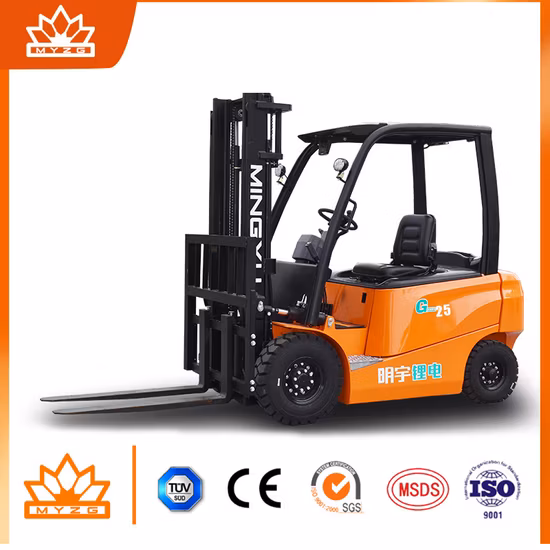 Toyota/Hangcha/Komatsu/Heli/Tcm/Hyster 2/3/3,5/5 tonnes 3/4,5/6 m Diesel 4X4 Mini chariot élévateur électrique GPL avec accessoire
