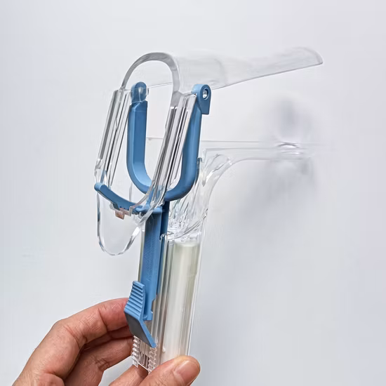 Fournitures médicales SML spéculum Vaginal jetable en plastique, dilatateur Vaginal pour examen physique féminin