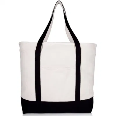 Grand sac fourre-tout en toile de coton Super résistant, sacs en tissu d'épicerie réutilisables, deux à la mode